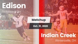 Matchup: Edison  vs. Indian Creek  2020