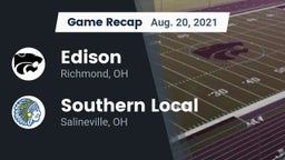 Recap: Edison  vs. Southern Local  2021