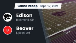 Recap: Edison  vs. Beaver  2021