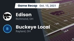 Recap: Edison  vs. Buckeye Local  2021