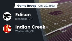 Recap: Edison  vs. Indian Creek  2023