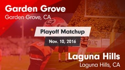 Matchup: Garden Grove High vs. Laguna Hills  2016