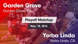Matchup: Garden Grove High vs. Yorba Linda  2015