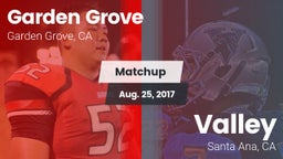 Matchup: Garden Grove High vs. Valley  2017