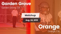 Matchup: Garden Grove High vs. Orange  2018