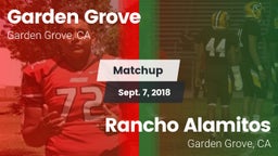 Matchup: Garden Grove High vs. Rancho Alamitos  2018