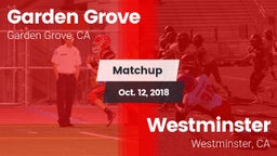 Matchup: Garden Grove High vs. Westminster  2018
