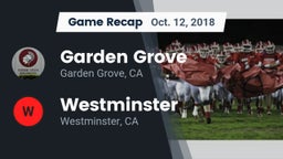 Recap: Garden Grove  vs. Westminster  2018