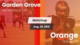 Matchup: Garden Grove High vs. Orange  2019