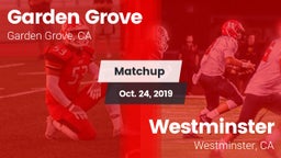 Matchup: Garden Grove High vs. Westminster  2019