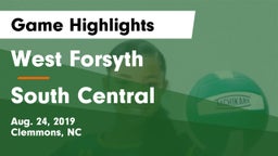 West Forsyth  vs South Central Game Highlights - Aug. 24, 2019