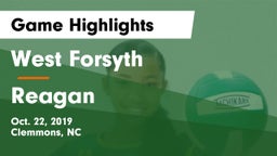 West Forsyth  vs Reagan  Game Highlights - Oct. 22, 2019