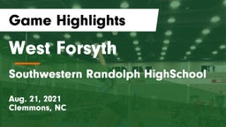 West Forsyth  vs Southwestern Randolph HighSchool Game Highlights - Aug. 21, 2021