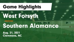 West Forsyth  vs Southern Alamance Game Highlights - Aug. 21, 2021