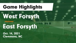 West Forsyth  vs East Forsyth  Game Highlights - Oct. 14, 2021