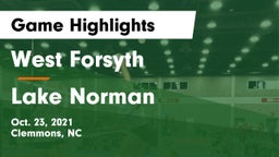 West Forsyth  vs Lake Norman  Game Highlights - Oct. 23, 2021