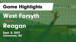 West Forsyth  vs Reagan  Game Highlights - Sept. 8, 2022