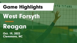 West Forsyth  vs Reagan  Game Highlights - Oct. 19, 2022
