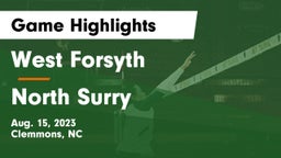 West Forsyth  vs North Surry  Game Highlights - Aug. 15, 2023