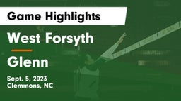 West Forsyth  vs Glenn Game Highlights - Sept. 5, 2023