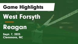 West Forsyth  vs Reagan  Game Highlights - Sept. 7, 2023