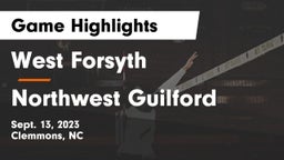 West Forsyth  vs Northwest Guilford  Game Highlights - Sept. 13, 2023