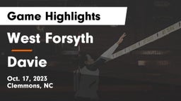 West Forsyth  vs Davie  Game Highlights - Oct. 17, 2023