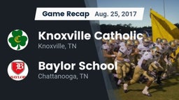 Recap: Knoxville Catholic  vs. Baylor School 2017