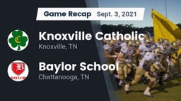 Recap: Knoxville Catholic  vs. Baylor School 2021