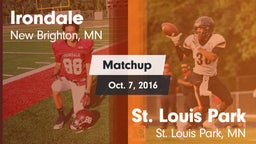 Matchup: Irondale  vs. St. Louis Park  2016