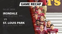 Recap: Irondale  vs. St. Louis Park  2016
