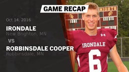 Recap: Irondale  vs. Robbinsdale Cooper  2016