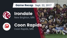 Recap: Irondale  vs. Coon Rapids  2017