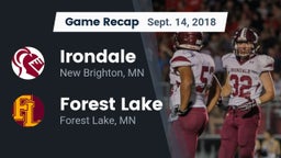 Recap: Irondale  vs. Forest Lake  2018