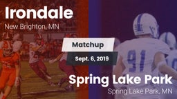Matchup: Irondale  vs. Spring Lake Park  2019