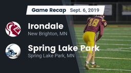 Recap: Irondale  vs. Spring Lake Park  2019