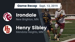 Recap: Irondale  vs. Henry Sibley  2019