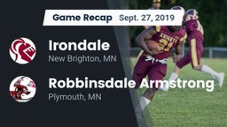Recap: Irondale  vs. Robbinsdale Armstrong  2019