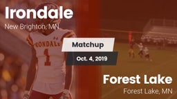 Matchup: Irondale  vs. Forest Lake  2019