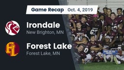 Recap: Irondale  vs. Forest Lake  2019
