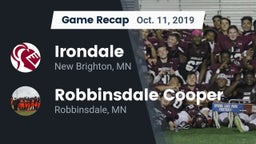 Recap: Irondale  vs. Robbinsdale Cooper  2019