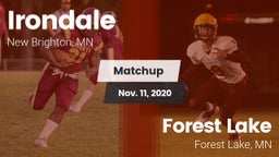 Matchup: Irondale  vs. Forest Lake  2020