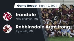 Recap: Irondale  vs. Robbinsdale Armstrong  2021