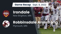 Recap: Irondale  vs. Robbinsdale Armstrong  2022