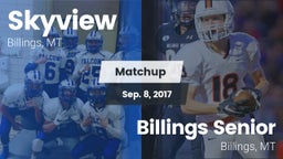 Matchup: Skyview  vs. Billings Senior  2017
