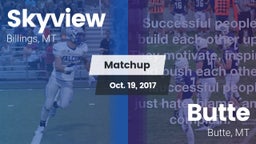 Matchup: Skyview  vs. Butte  2017