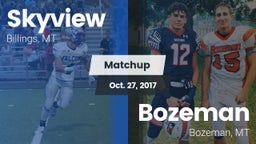 Matchup: Skyview  vs. Bozeman  2017