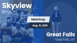 Matchup: Skyview  vs. Great Falls  2018