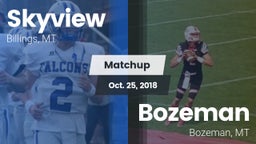 Matchup: Skyview  vs. Bozeman  2018