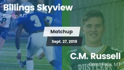 Matchup: Skyview  vs. C.M. Russell  2019